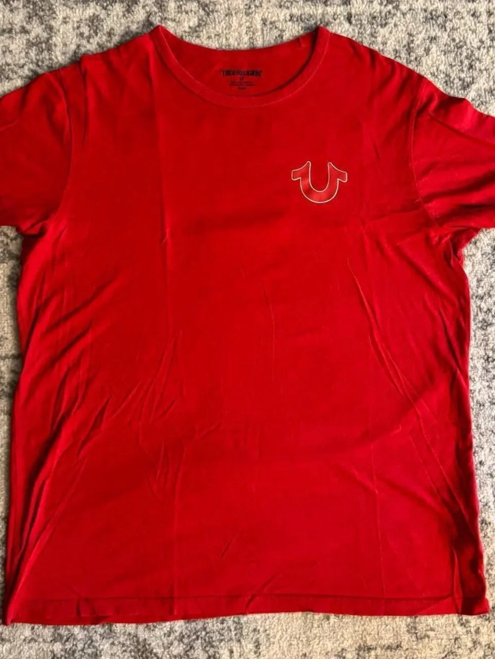 True Religion Red Tee Shirt Size XL